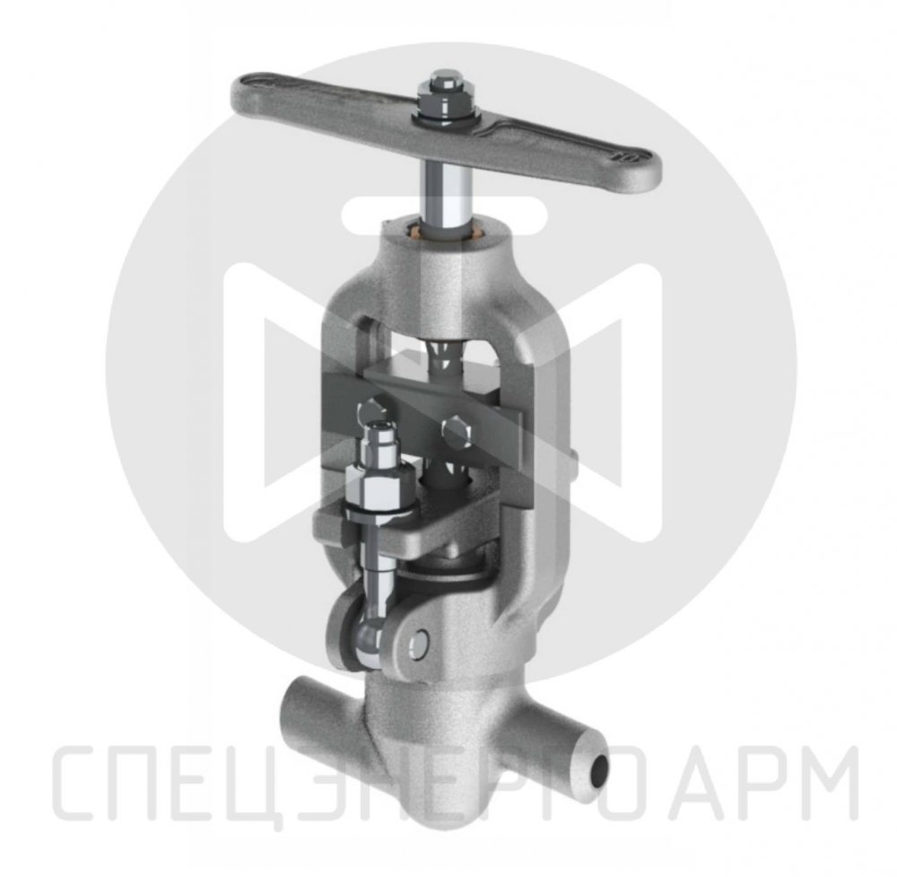 Клапан запорный ручной 1456-10-0 DN 10 PN 10,0 МПа Tр (Tmax) 250 °С, ст. 20 купить